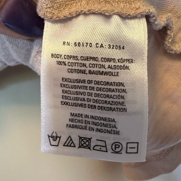 Anthropologie Meadow Rue XS Jenson Sleeveless Button Embroidered Dusty Mauve Top - Picture 5 of 9